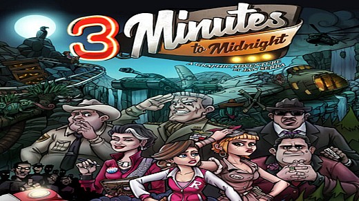 3 Minutes to Midnight - A Comedy Graphic Adventure PC Steam CD key screenshot 1