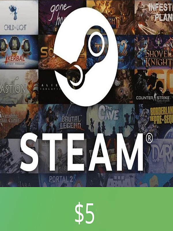 Steam Wallet Card $5 TR Activation Code