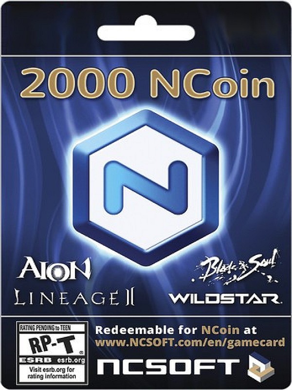 2000 NCoins - NCSoft Key - GLOBAL