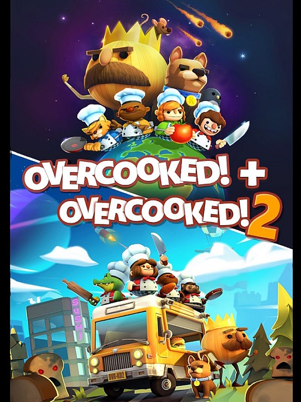 Overcooked! + Overcooked! 2 UK XBOX One / Xbox Series X|S CD Key