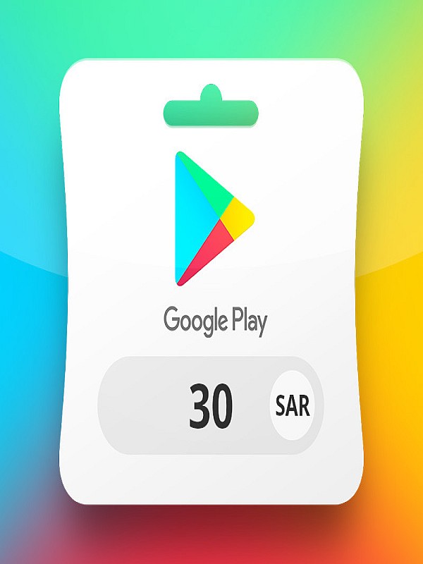 Google Play SAR 30 Gift Card SA