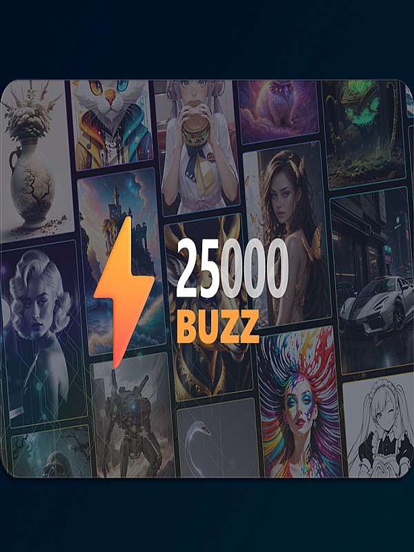 Civitai.com 25k Buzz Gift Card